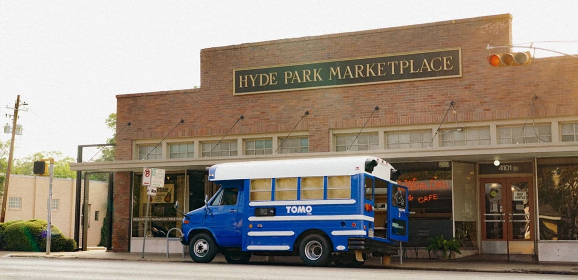 Tomo Mags' Iconic Blue Bus Just Got a Brick-and-Mortar Home Downtown