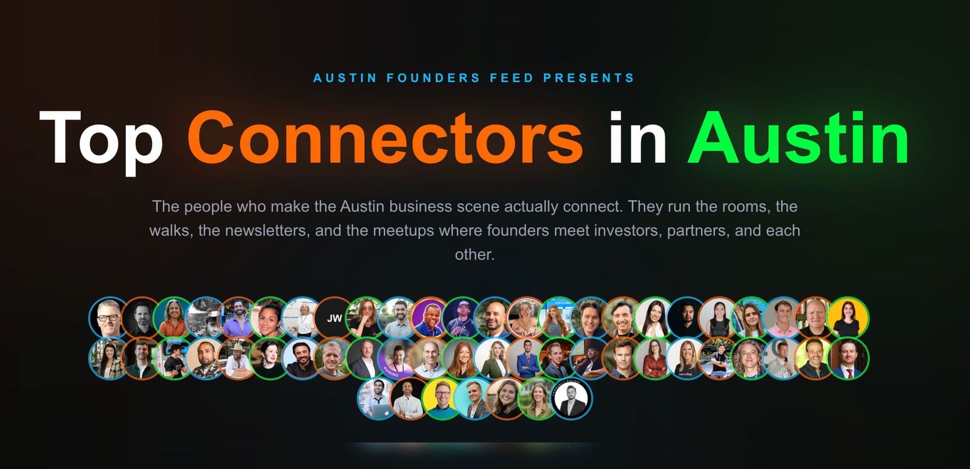 The Top 55 Austin Connectors Every Founder Should Know